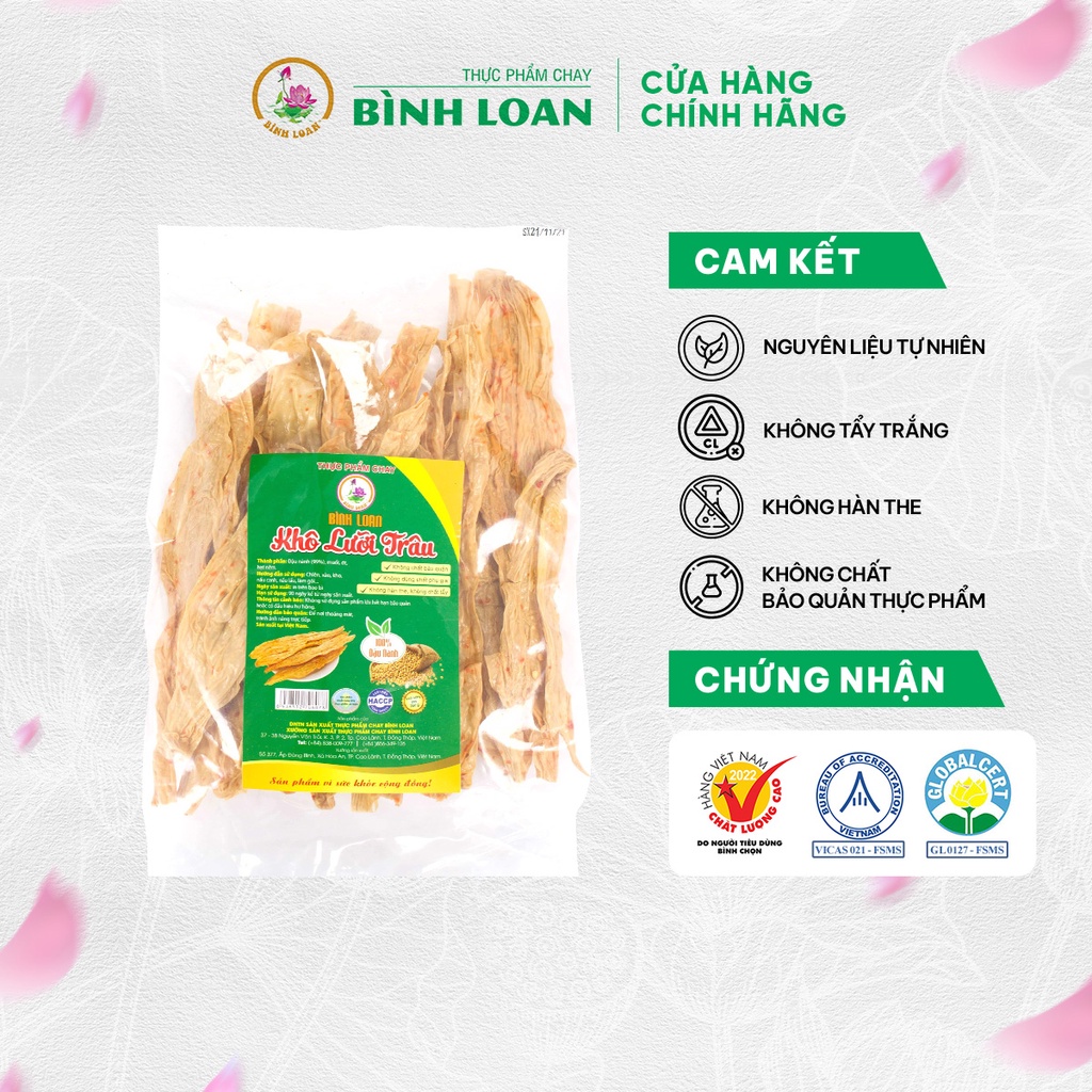 Thực Phẩm Chay Bình Loan | Khô Lưỡi Trâu