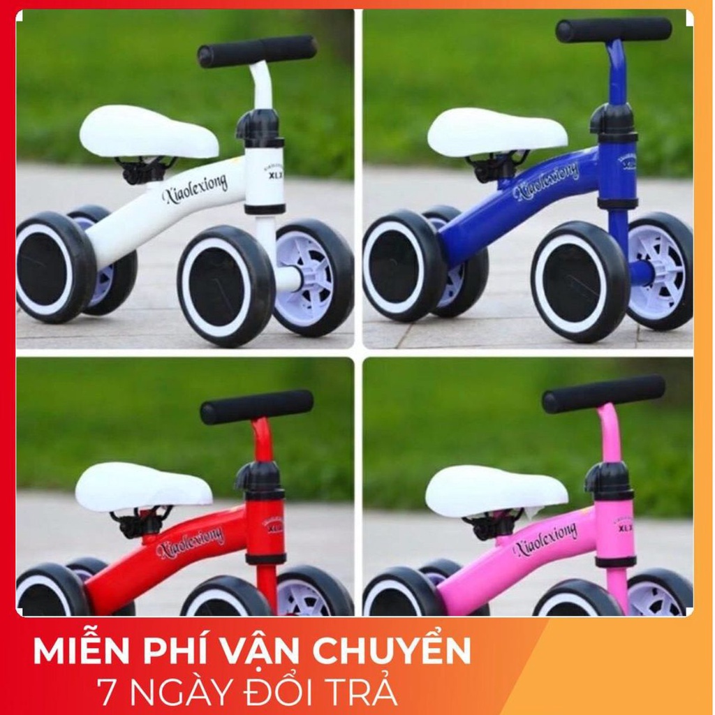 Xe chòi chân 4 bánh cho bé, thăng bằng, tập đi #xiaolexiong dưới 2 tuổi