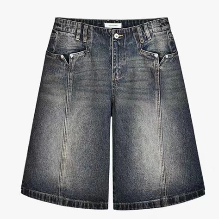 Quần Short Denim Năm Tấc Lưng Cao Dáng Rộng Phong Cách Thời Trang Mùa Hè Mới 2023