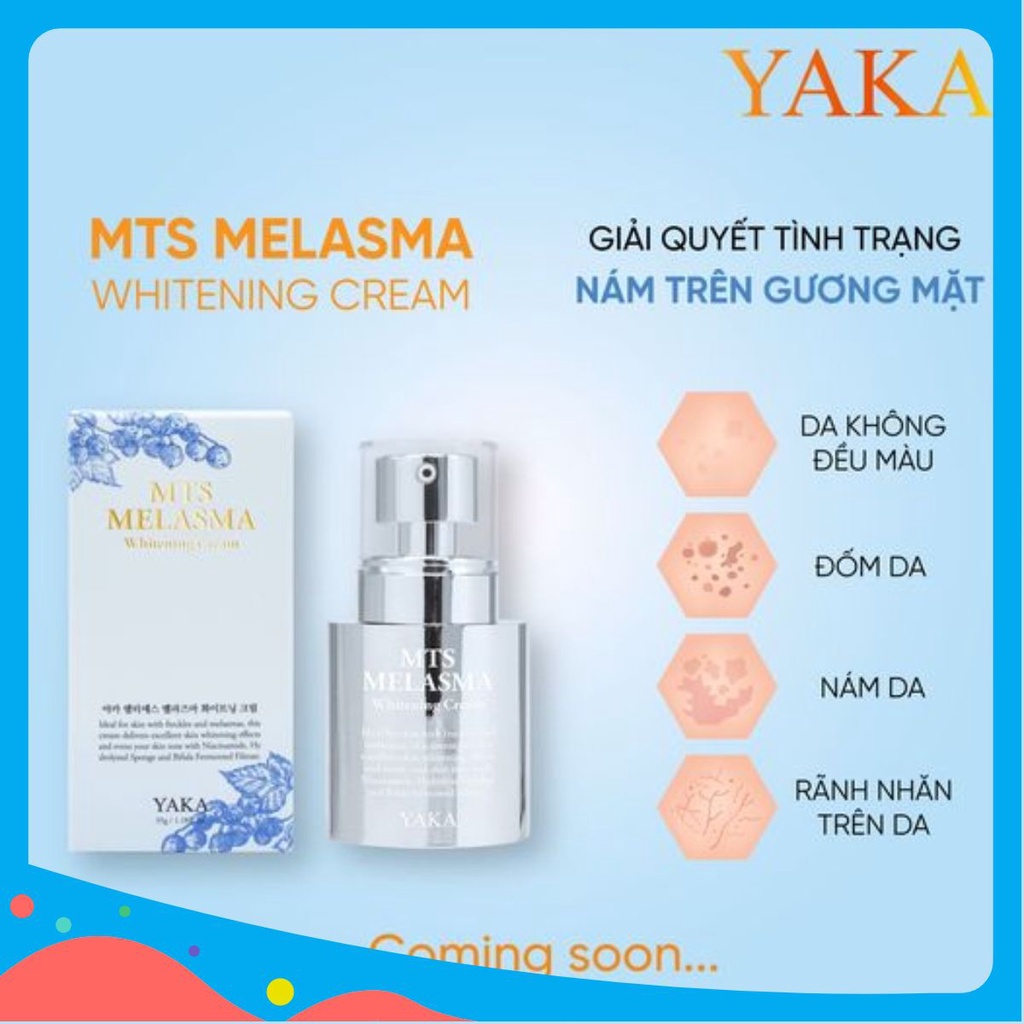 Kem mờ nám dưỡng trắng da cao cấp YAKA Hàn Quốc MTS MELASMA WHITEING CREAM 35g