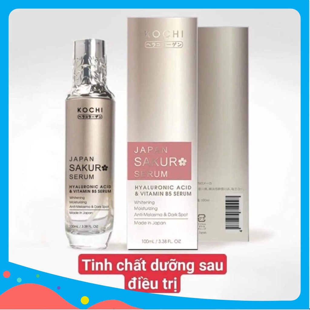 Tinh chất dưỡng da serum KOCHI Sakura HA & vitamin B5 100ml
