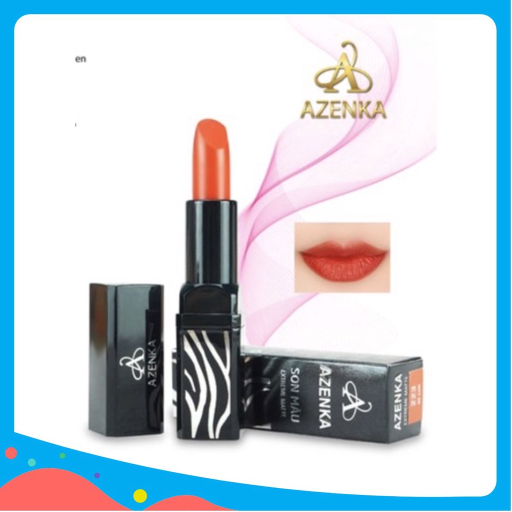 Son màu siêu lì bền màu không trôi kháng nước Azenka