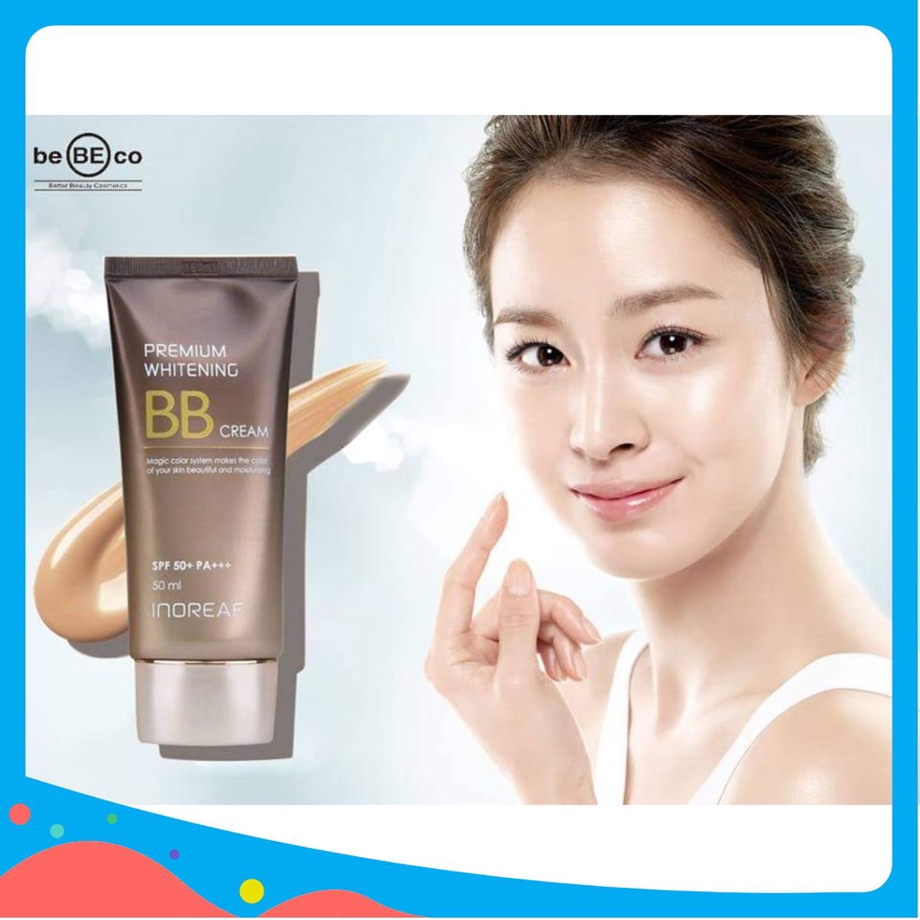 Kem nền trang điểm trắng da BEBECO Inoreaf Whitening BB Cream