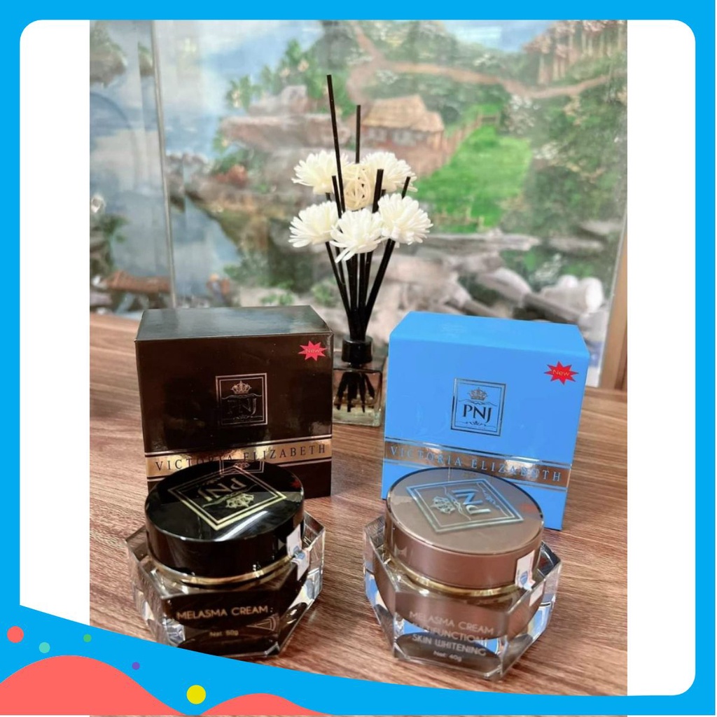 Bộ Kem Nám Ngày Đêm PNJ [ Mua 2 Hộp Kem tặng 1 lọ Serum 10ml Phục Hồi Da Yếu 120k ]