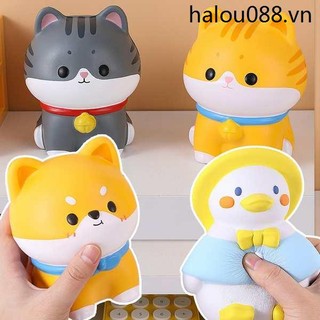 Đồ Chơi Xốp Squishy Giảm Stress Hình Chó Shiba Dễ Thương Cho Bé
