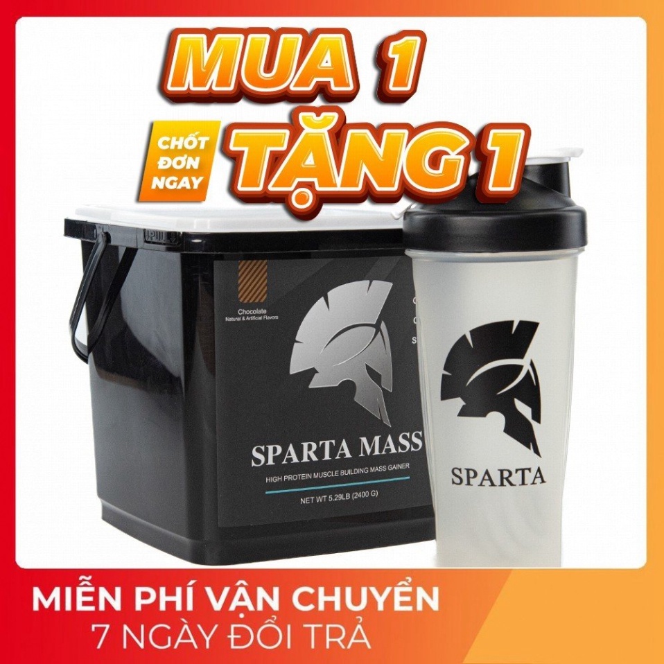 Sữa Tăng Cân Sparta Mass 2,4 Kg ( Có Mã Vạch Check ) + TẶNG SHAKER