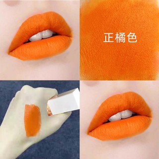 Tjj / son môi chính hãng màu cam / cam / cà rốt / trái cây / tím / hồng / đỏ