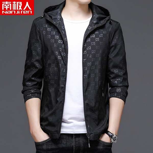 Áo Khoác Thể Thao Có Mũ Trùm Dáng Suông Năng Động Thời Trang Xuân Thu Cho Nam Phong Cách Hàn Quốc