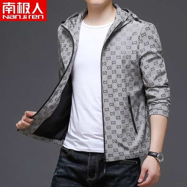 Áo Khoác Thể Thao Có Mũ Trùm Dáng Suông Năng Động Thời Trang Xuân Thu Cho Nam Phong Cách Hàn Quốc