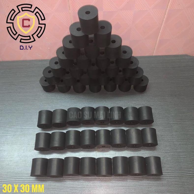 4 Cục cao su chống rung ,Cao su giảm chấn đường kính 35 cao 30