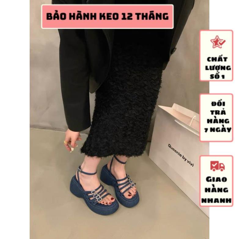 GIÀY SANDAL XUỒNG QUAI DÂY PHỐI KHOÁ SIÊU XINH
