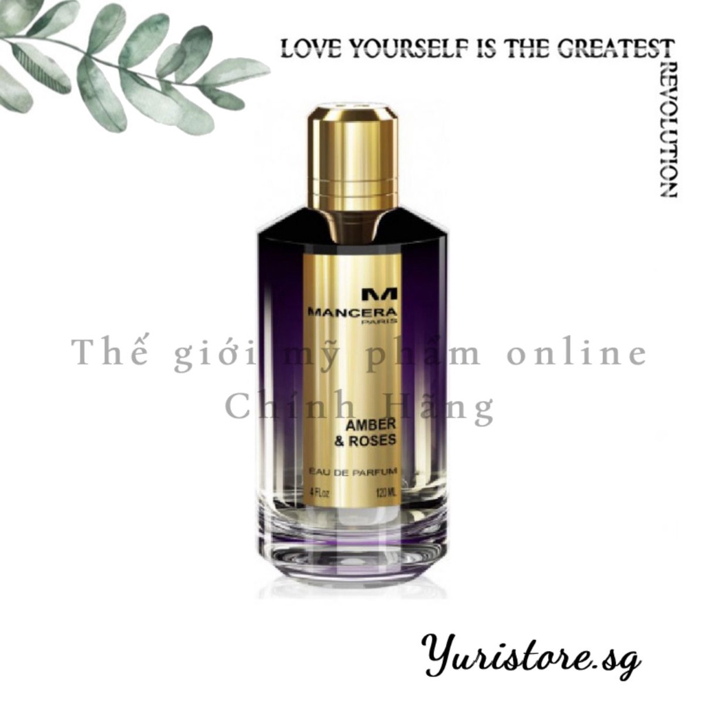 🆈🆄🆁🅸 - Nước hoa dùng thử Mancera Amber & Rose Test 10ml/20ml