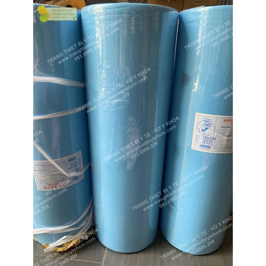 Khăn trải giường vải không dệt dùng trong Spa,nail, phun xăm chăm sóc da... 0.5*100m & 0.8*200