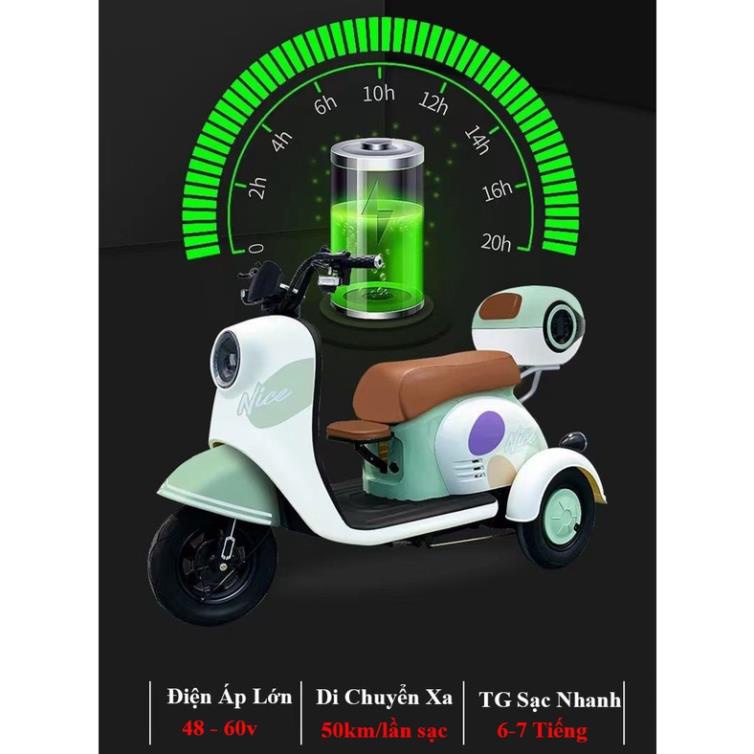Xe điện 3 bánh dành cho người già, người khuyết tật, Hàng chính hãng, bảo hành 3 năm - YOBO V1