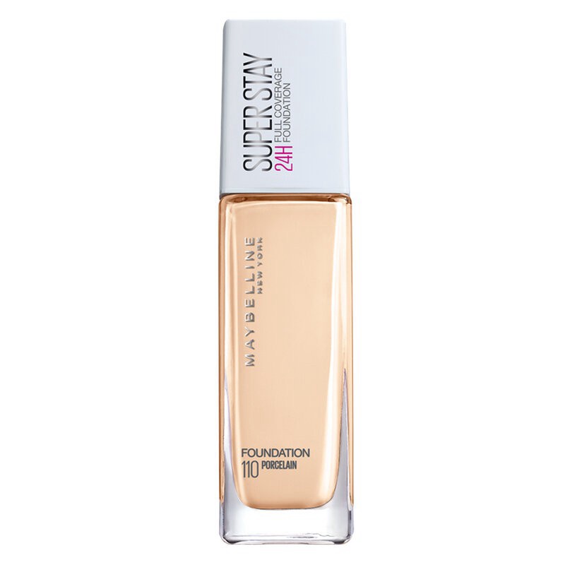 Kem Nền Maybelline Lâu Trôi 110 Tông Da Sáng Superstay Long Lasting Full Coverage Foundation  30ml - 110 Porcelain