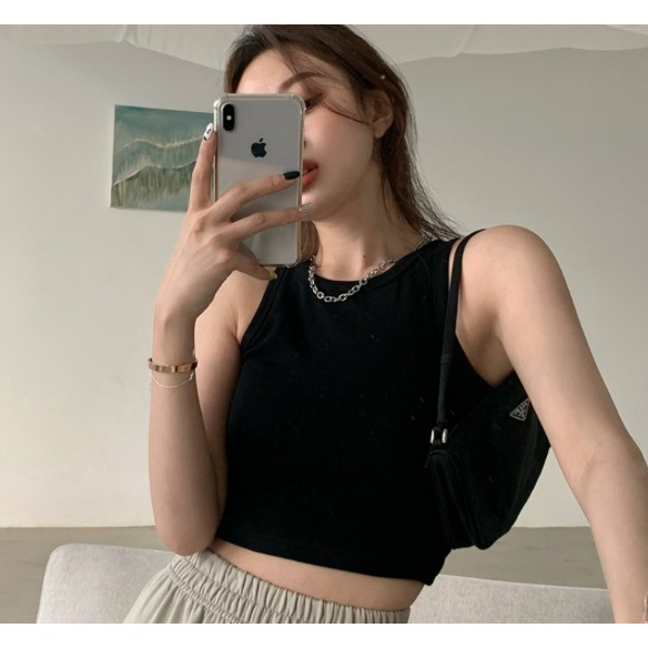 Áo Ba Lỗ Nhung Tăm ôm sát nữ - dayzshop fashion