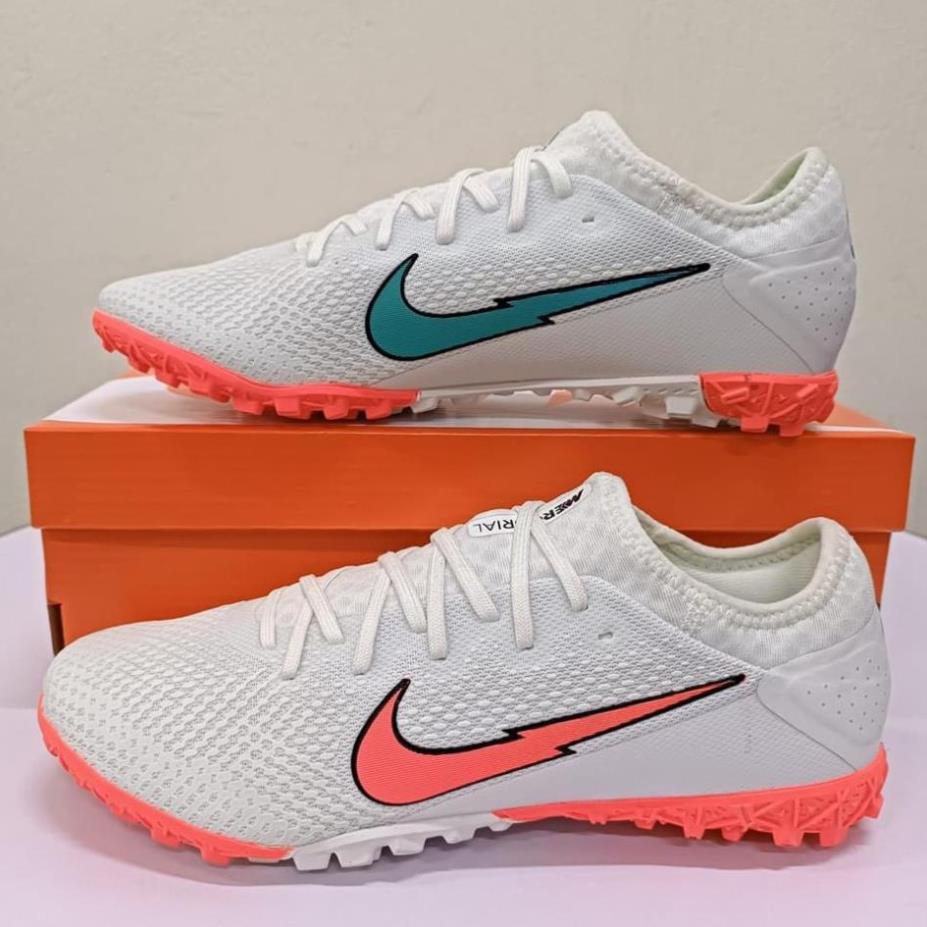 Giày Đá Bóng Vapor 13 Pro TF Cam Trắng Sân Cỏ Nhân Tạo