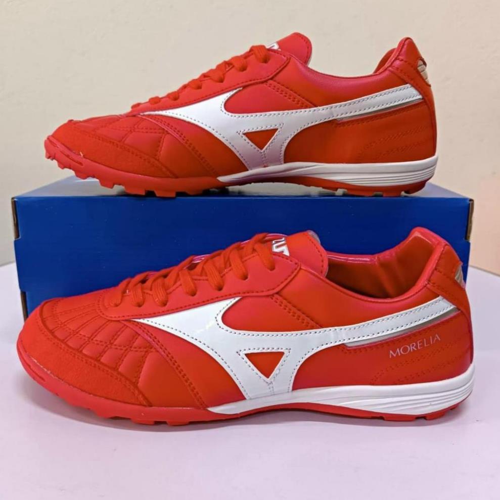 Giày Đá Bóng Mizuno Morelia Neo TF Màu Đỏ Giày Đá Banh Cỏ Nhân Tạo