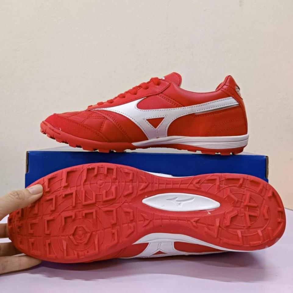 Giày Đá Bóng Mizuno Morelia Neo TF Màu Đỏ Giày Đá Banh Cỏ Nhân Tạo