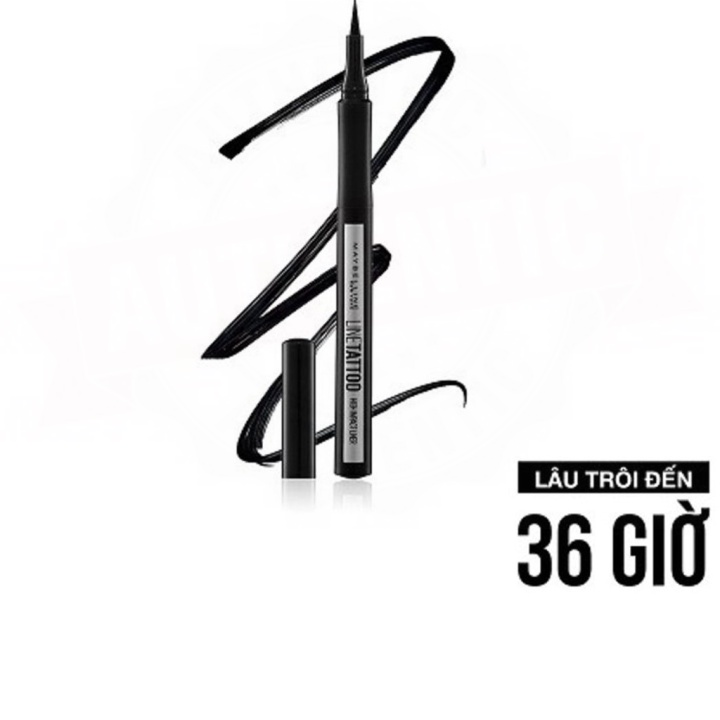 Bút Kẻ Mắt Lâu Trôi Maybelline Line Tattoo High Impact Liner - Intense Black 1g