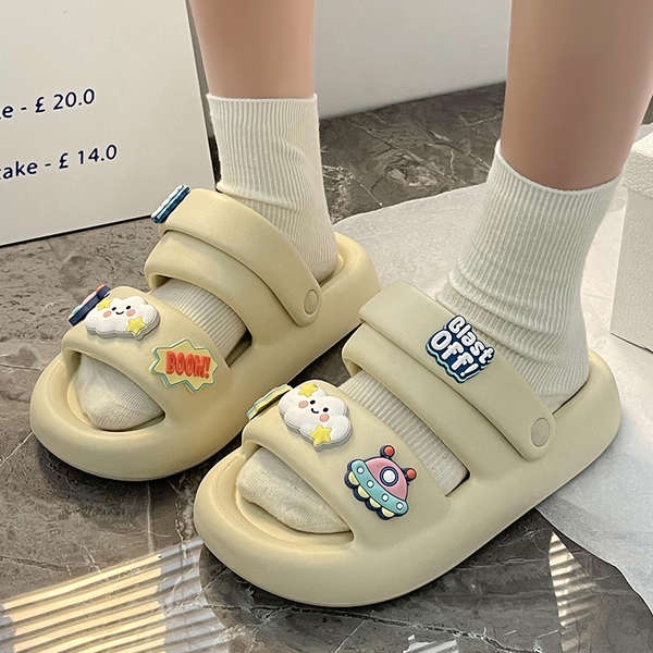 Dép cute nữ Dép DIY đám mây hoạt hình