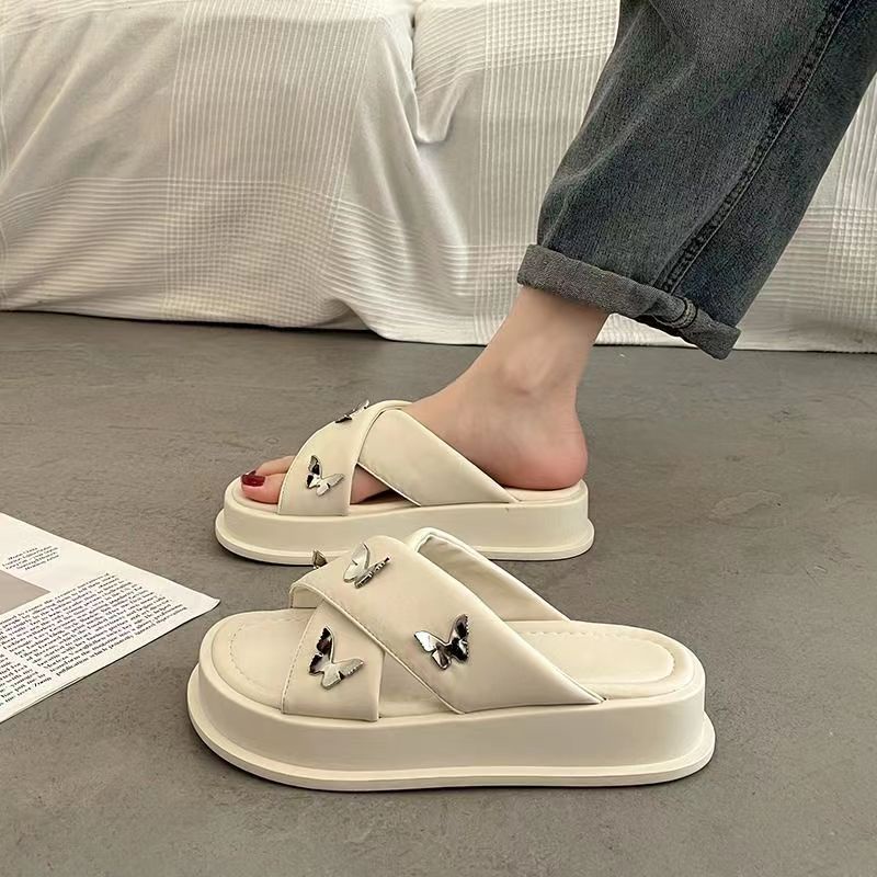 Dép nữ thời trang Dép bướm đế bánh xốp thời trang