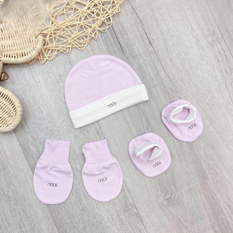 Sét Phụ Kiện Mũ Yếm, Bao Tay Chân Chính Hãng Cho Bé