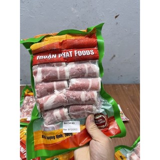 Ba chỉ bò mỹ cuộn 500g/khay ( giao Hà Nội, hoả tốc)
