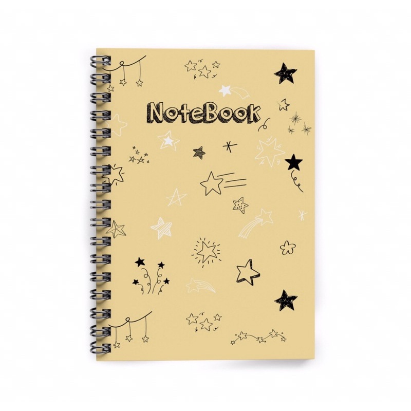 Sổ lò xo A6 ruột kẻ ngang 200 trang, phù hợp ghi chép, nhật ký