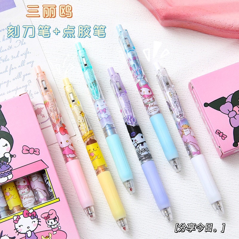 Dao rọc giấy dạng bút hoạt hình Sanrio