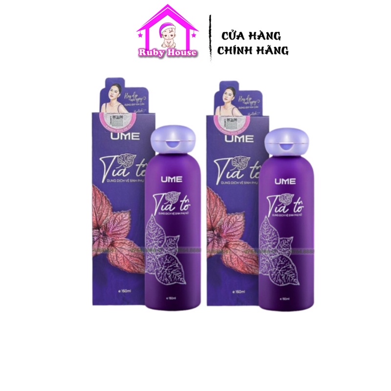 [Chính hãng] Combo 2 chai ddvs UME tía tô 150ml date mới