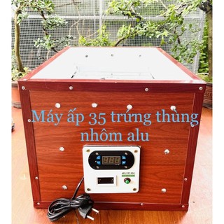 Máy ấp trứng đảo tự động 35 trứng thùng nhôm alu