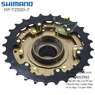Líp vặn xe đạp thể thao 7 tầng Shimano chính hãng