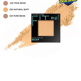 Phấn Phủ Maybelline Cho Da Thường Đến Da Dầu Fit Me Matte + Poreless Powder 9g