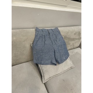 quần short nữ linen lưng cao