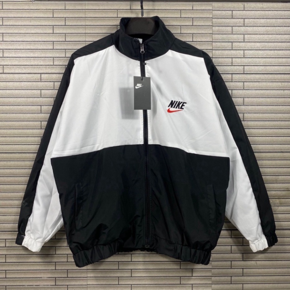 ÁO KHOÁC NIKE SWOOSH WOVEN RED LOGO V3 Dù 2 Lớp - Vải Cao Cấp .TheStrawBerry