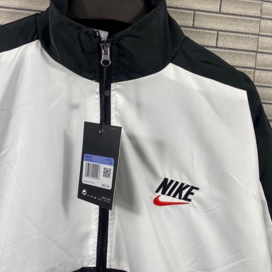 ÁO KHOÁC NIKE SWOOSH WOVEN RED LOGO V3 Dù 2 Lớp - Vải Cao Cấp .TheStrawBerry