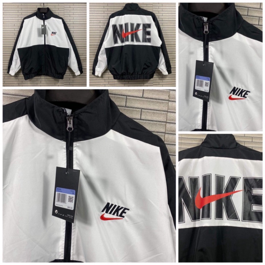 ÁO KHOÁC NIKE SWOOSH WOVEN RED LOGO V3 Dù 2 Lớp - Vải Cao Cấp .TheStrawBerry