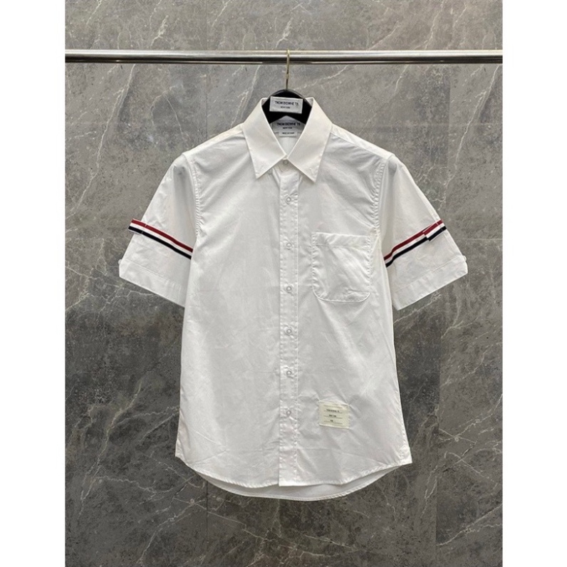 ÁO SƠ MI THOM BRONWE 2 SỌC TAY , ÁO SƠ MI THOM SỌC TAY NAM NỮ UNISEX .TheStrawBerry