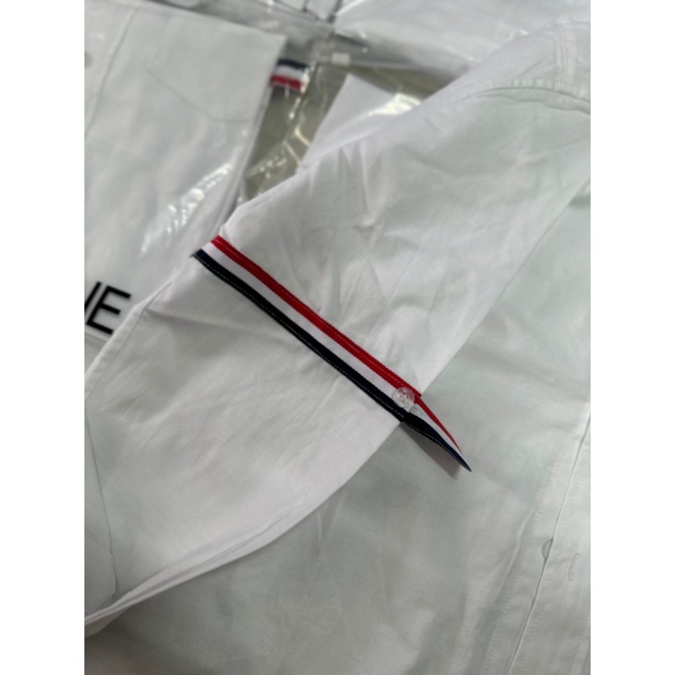 ÁO SƠ MI THOM BRONWE 2 SỌC TAY , ÁO SƠ MI THOM SỌC TAY NAM NỮ UNISEX .TheStrawBerry