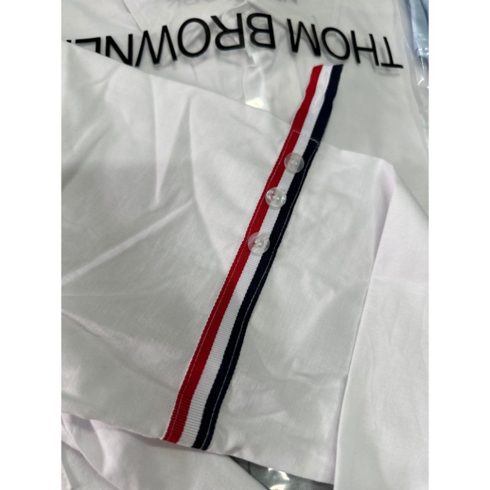 ÁO SƠ MI THOM BRONWE 2 SỌC TAY , ÁO SƠ MI THOM SỌC TAY NAM NỮ UNISEX .TheStrawBerry