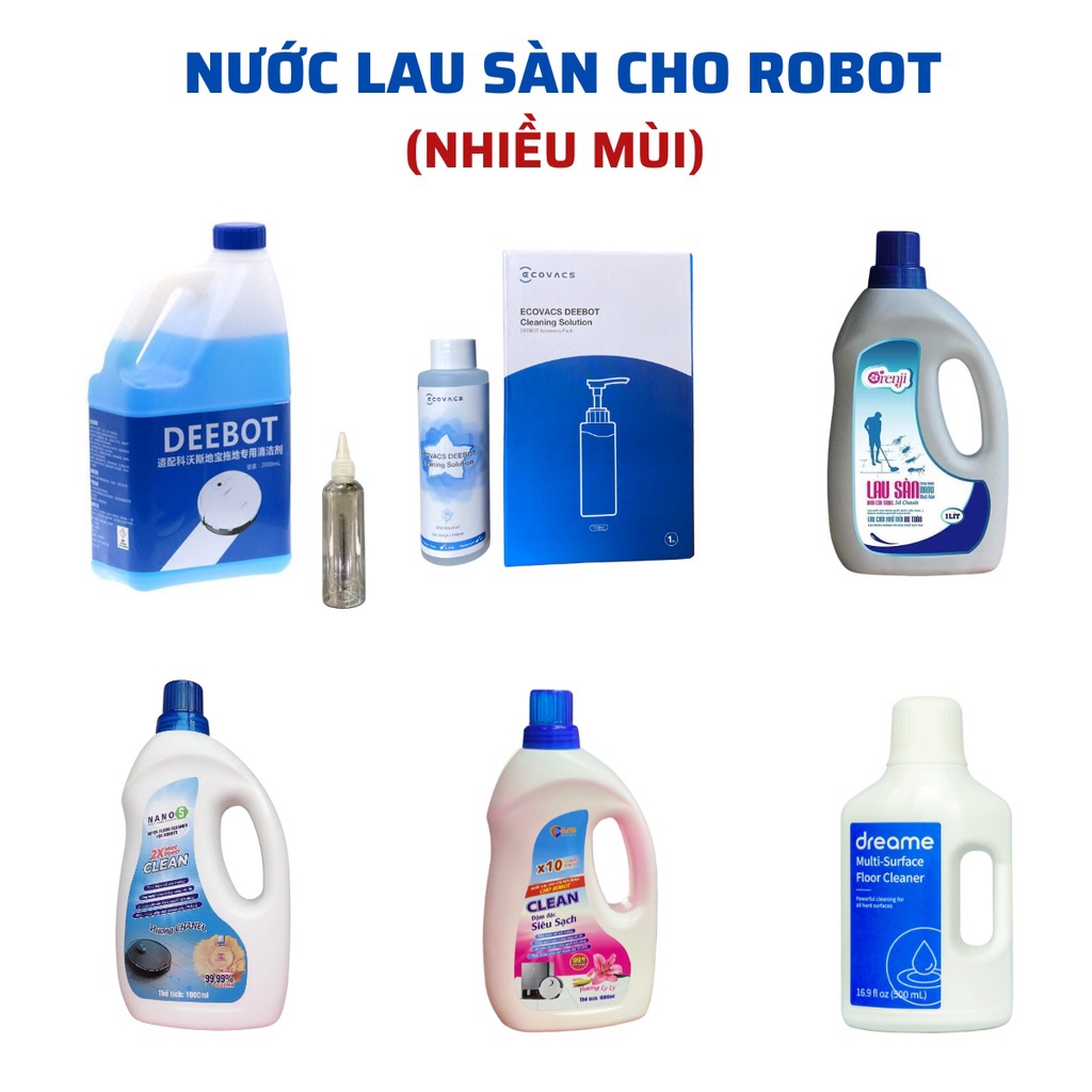 Nước lau sàn Deebot chuyên dụng dành cho robot hút bụi lau nhà CAN 2 LÍT_SmartHouse