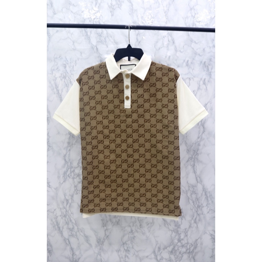 ÁO POLO GUCCI JACQUARD , ÁO THUN POLO THÊU LOGO NAM NỮ UNISEX .BestClothing