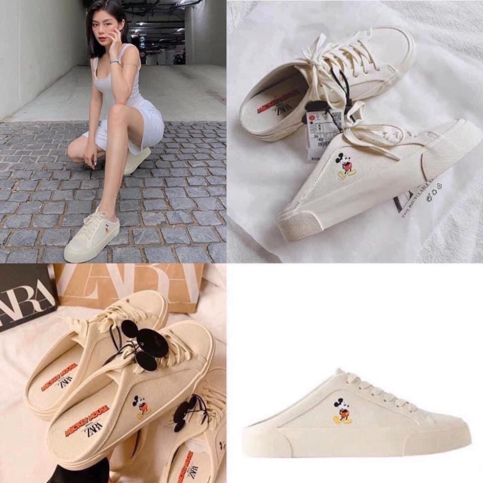 GIÀY SỤC ĐẠP GÓT ZARA MICKEY CHÍNH HÃNG HOT TREND  .TheStrawBerry