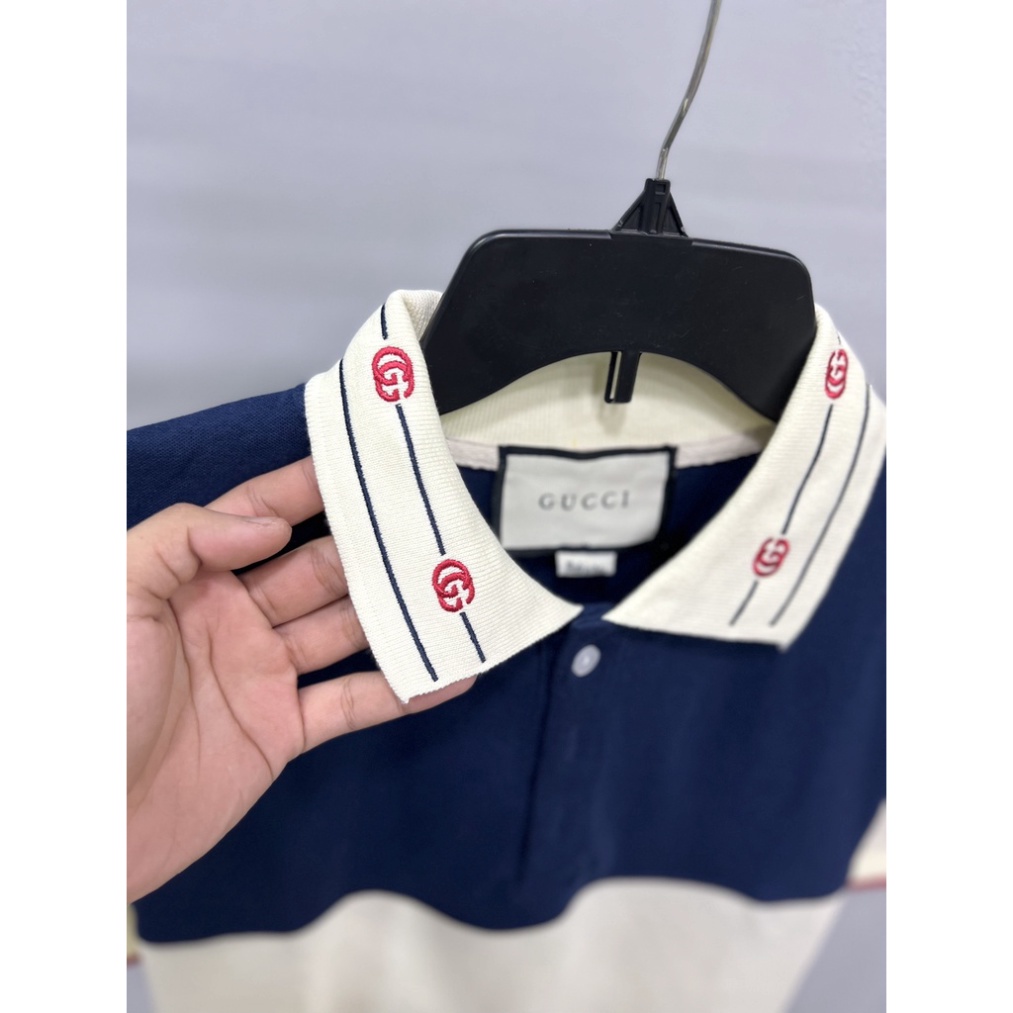 ÁO POLO GUCCI EMBROIDERED , ÁO GC NAM NỮ UNISEX .TheStrawBerry
