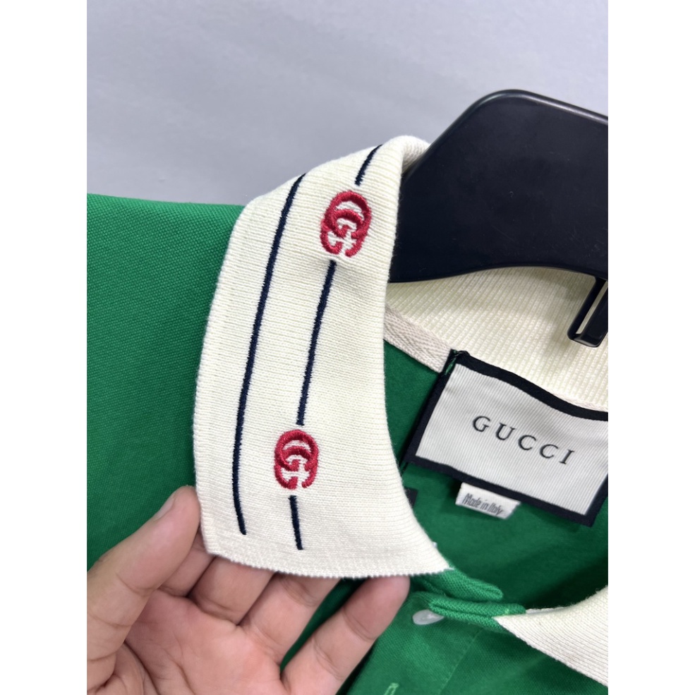 ÁO POLO GUCCI EMBROIDERED , ÁO GC NAM NỮ UNISEX .TheStrawBerry