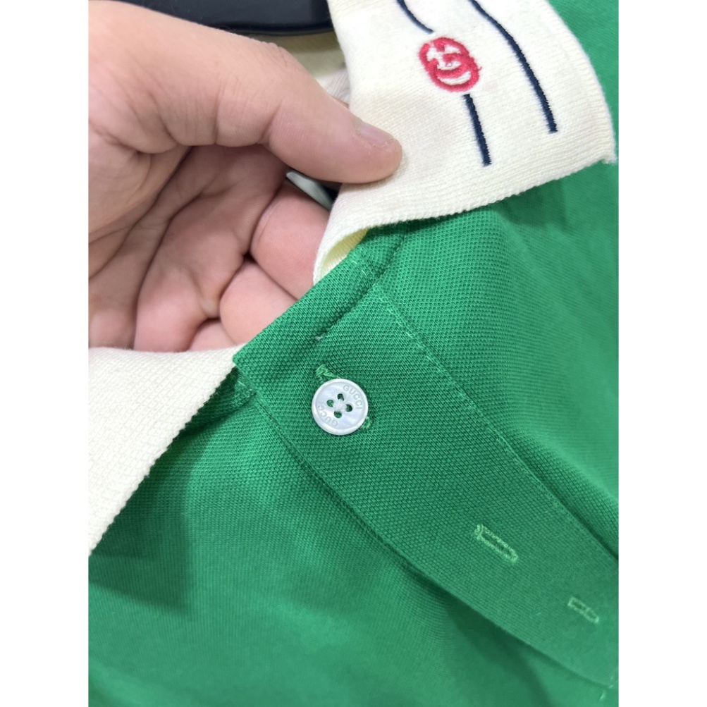 ÁO POLO GUCCI EMBROIDERED , ÁO GC NAM NỮ UNISEX .TheStrawBerry