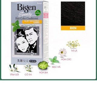 Thuốc Nhuộm Tóc Bigen Phủ Bạc Dạng Kem 881 Đen Tự Nhiên Sản phẩm chính hãng