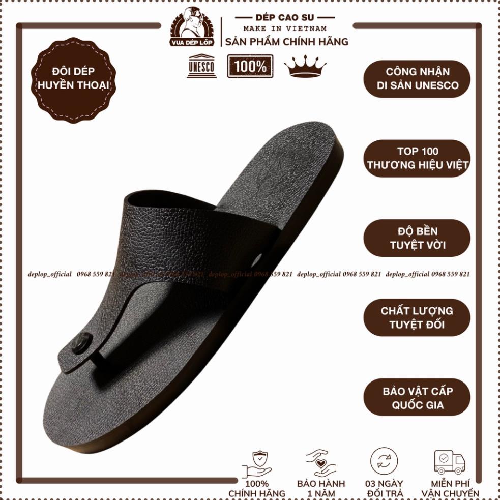 Dép cao su thời trang 2 quai phong cách Flip-Flops thương hiệu VUA DÉP LỐP PHẠM QUANG XUÂN trẻ trung dép lốp ô tô DL42