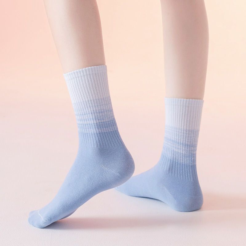 Jiashucheng Vớ Bóng Rổ Cổ Vừa Mỏng Phong Cách Mùa Hè Ngọt Ngào Dễ Phối Đồ Hợp Thời Trang Cho Nữ